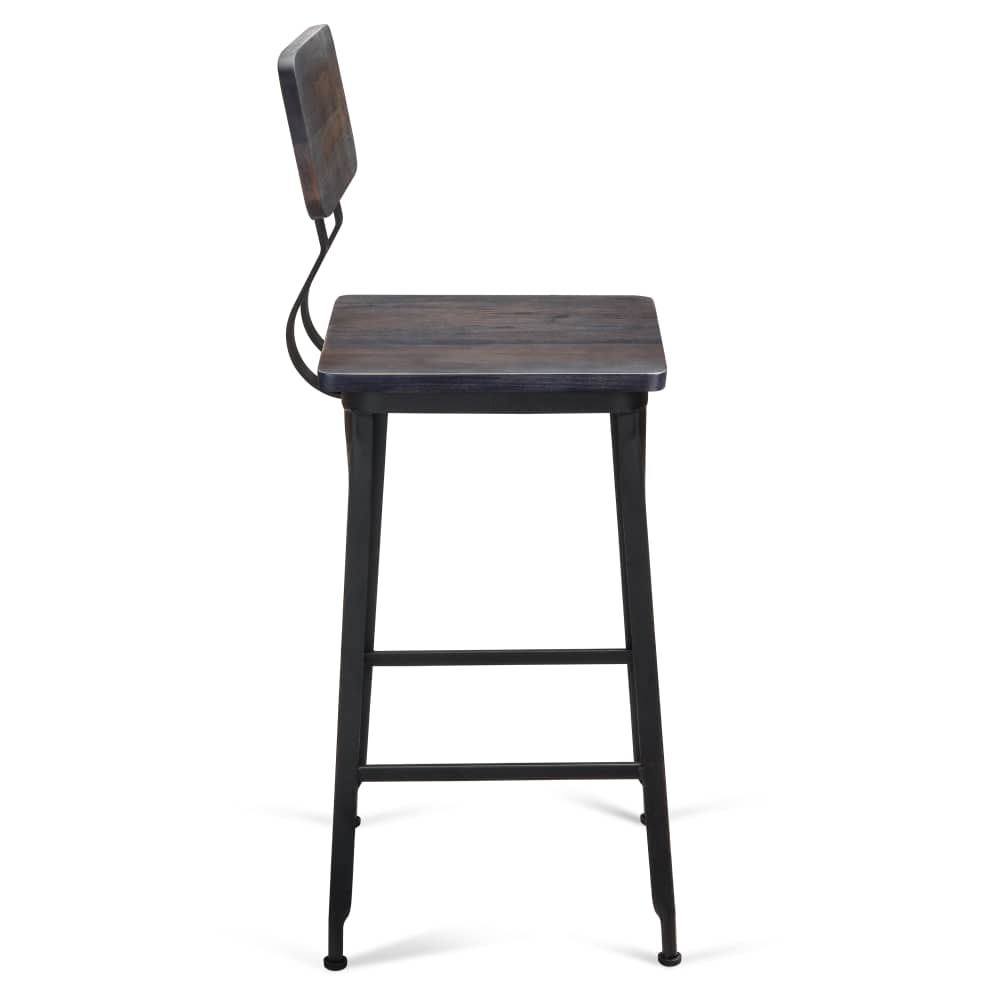 Metal bar stool