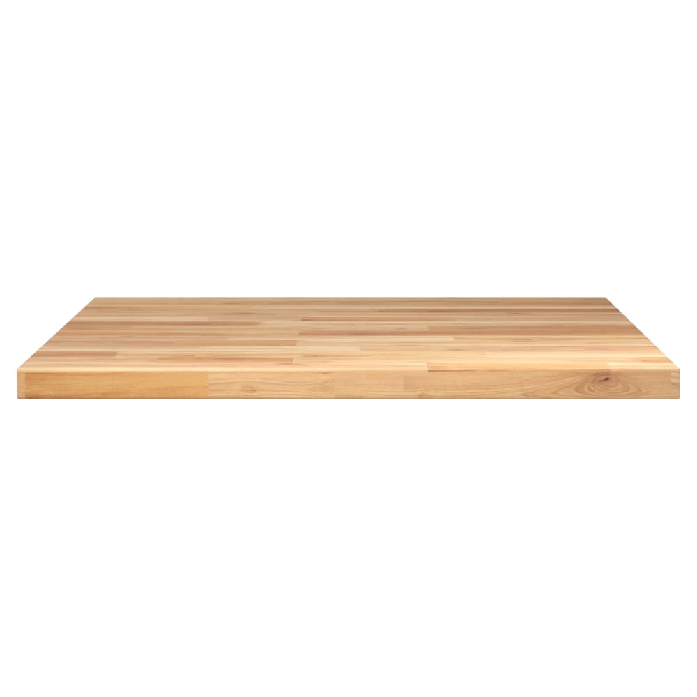 Block grain wood table surface